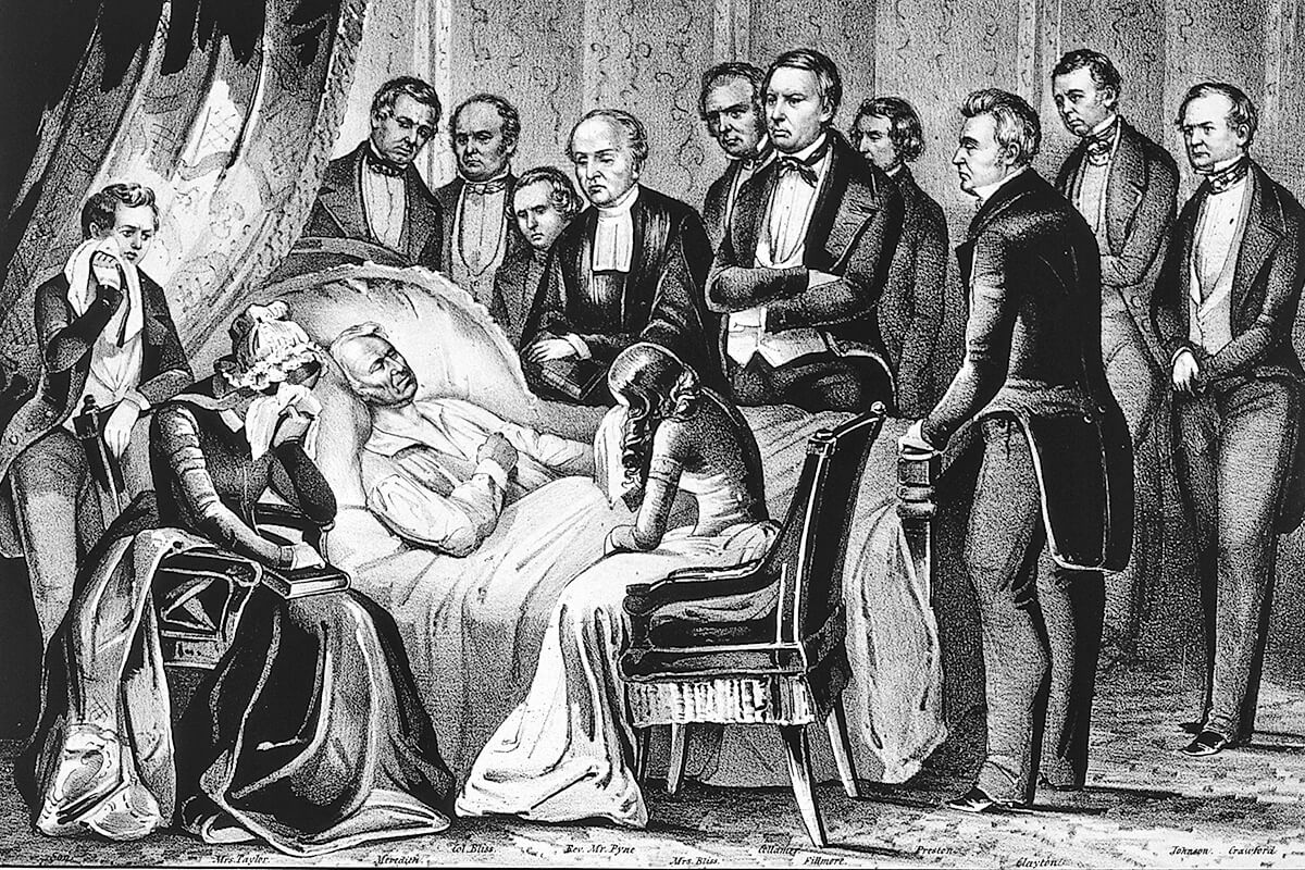 Смерть тейлора. Zachary Taylor. Закари Тейлор (1849-1850).
